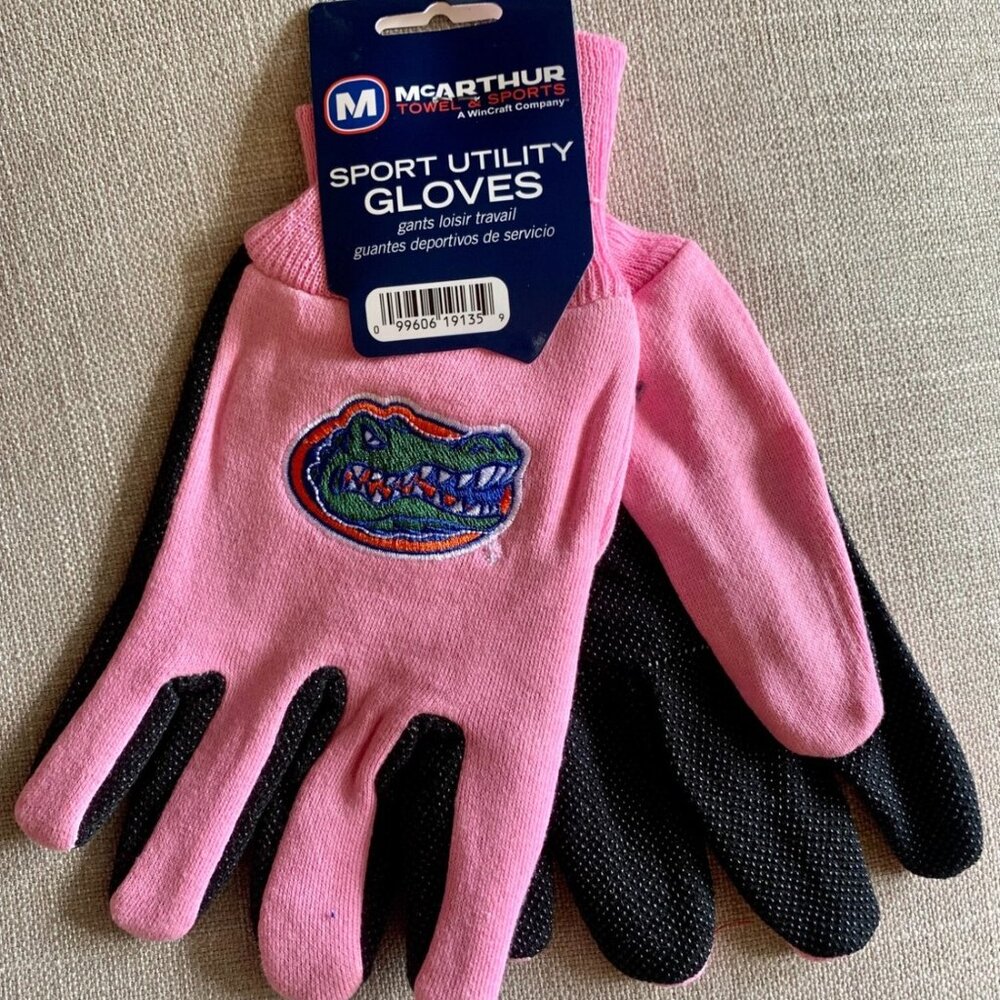 University of Florida Gators Utility Grip Gloves for Work/Winter/Garden Women OS